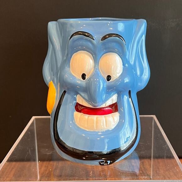 Disney Aladdin Genie Face Mug Ceramic Coffee Cup Novelty Collectible Character - Picture 2 of 8